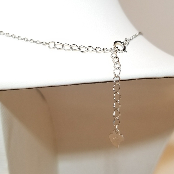 NEW 925 Sterling Silver LOVE Necklace - Picture 6 of 6